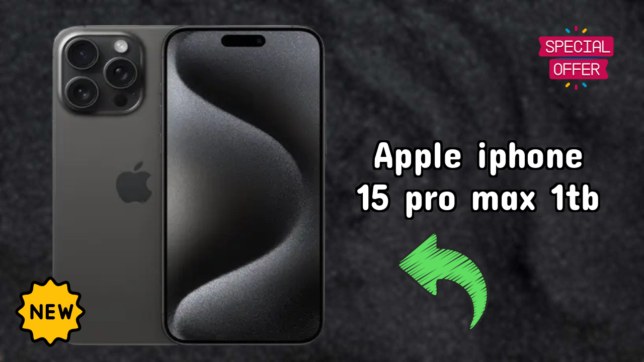 Apple IPhone 15 Pro Max 1TB Display Technology: Super Retina XDR Quality