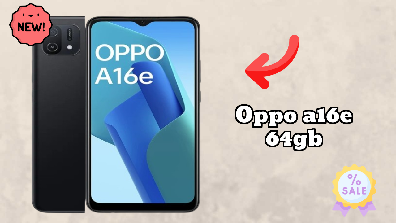 OPPO A16e 64GB Display Size: 6.52 Inches (16.56 Cm) Screen Quality