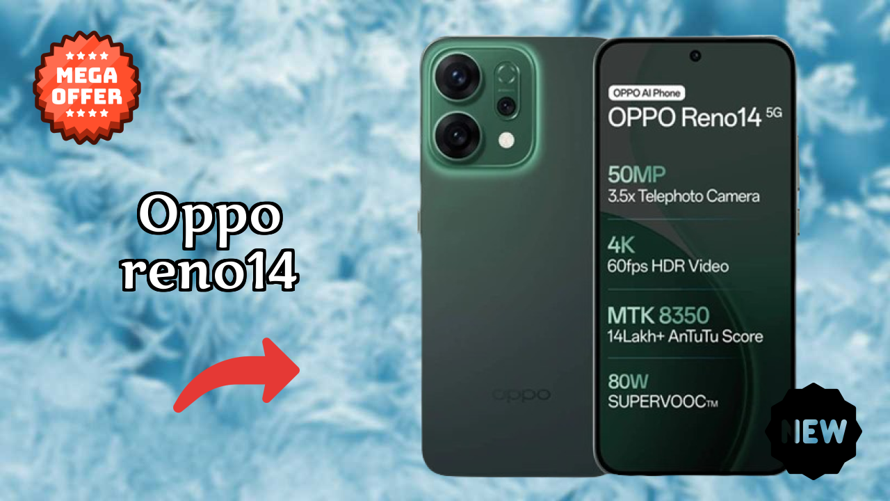 OPPO Reno14 at ₹37,998 - Best Features Highlighted