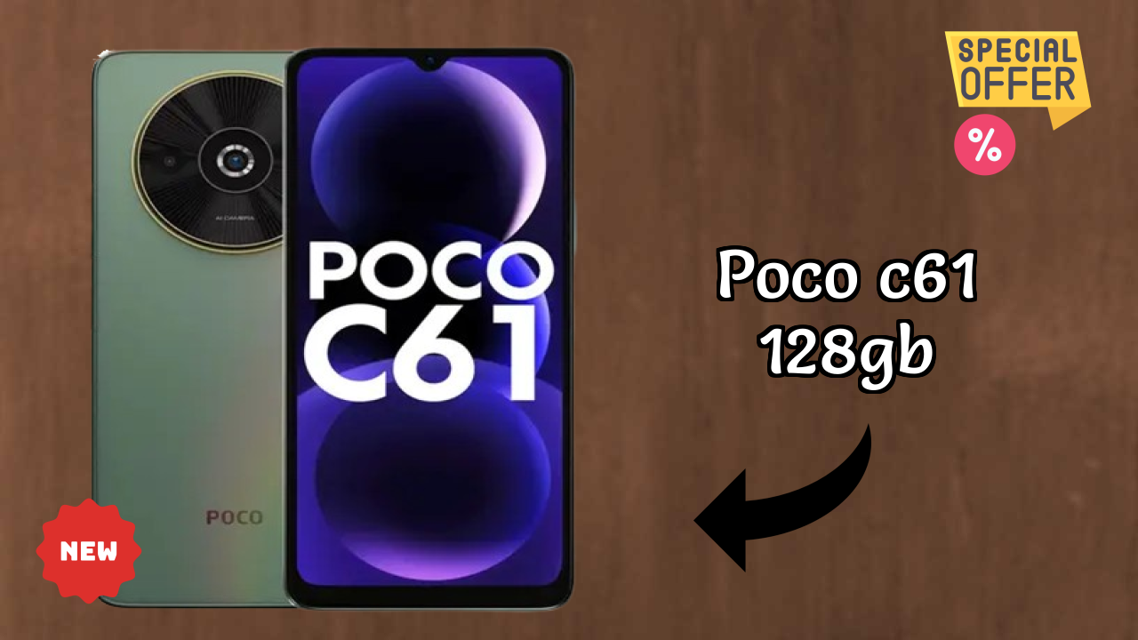 POCO C61 128GB Price Drop: Available at Just ₹8,499