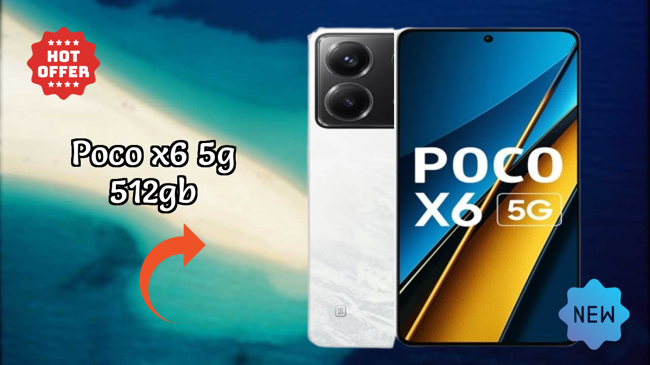 POCO X6 5G 512GB Display Technology: 6.67 Inches (16.94 Cm) Screen