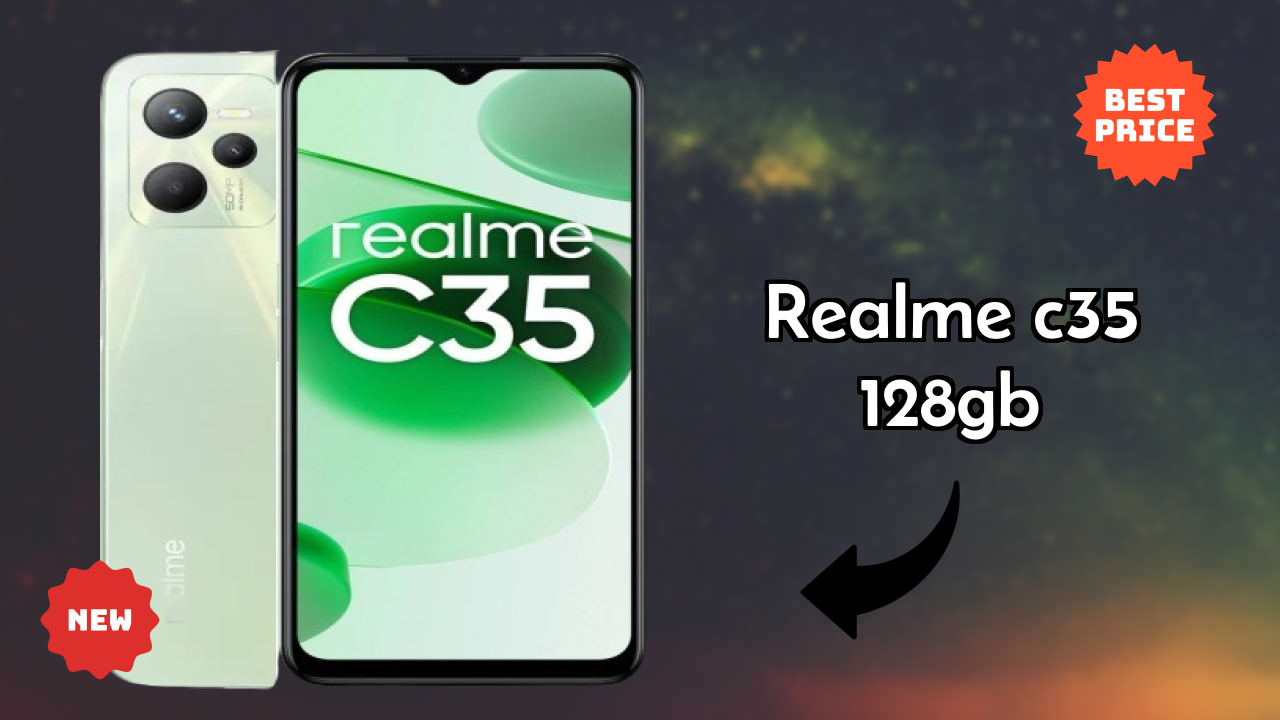 Realme C35 128GB Display Quality: IPS LCD Review