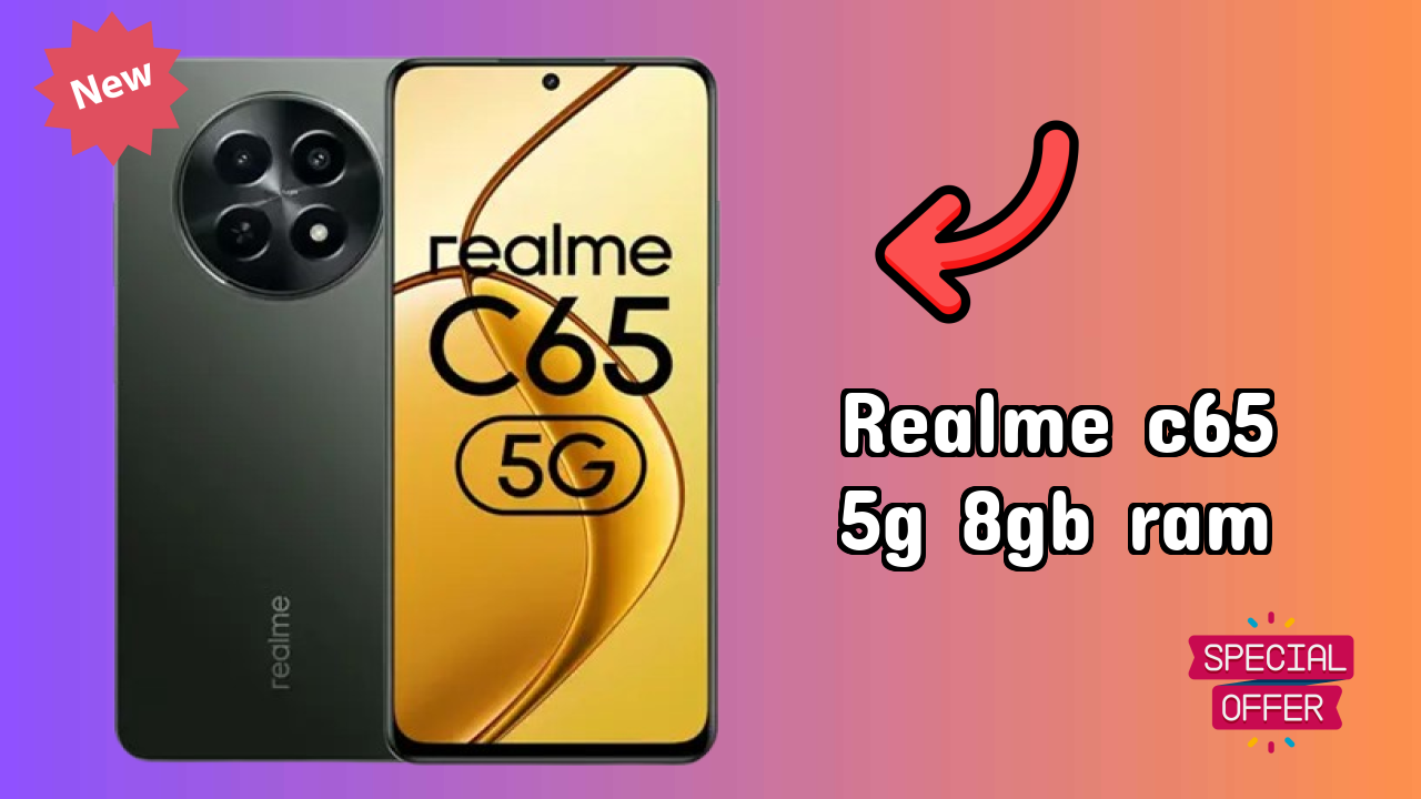 Realme C65 5G 8GB RAM at ₹13,999 - Best Deal Available