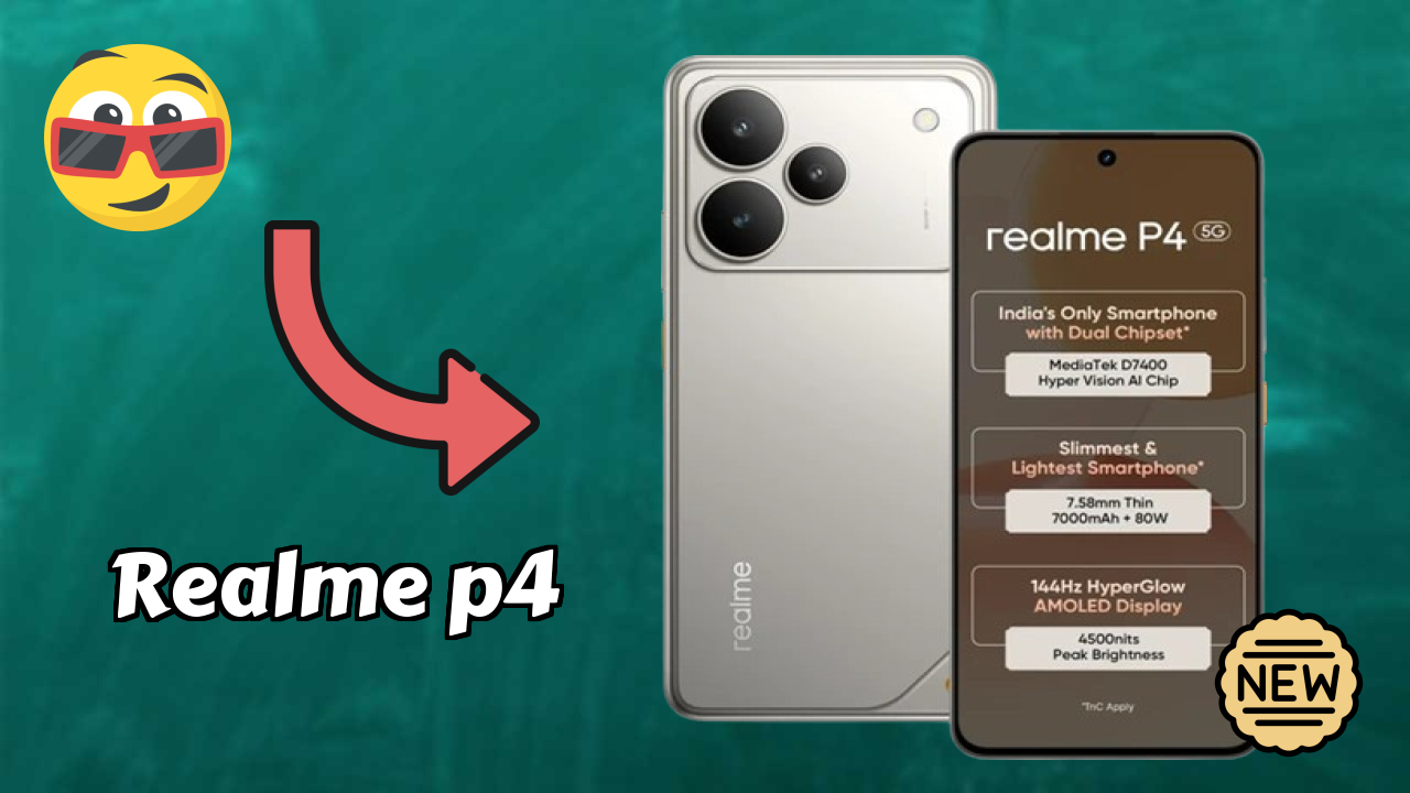 Realme Realme P4 - Best Camera Phone Under ₹19,499