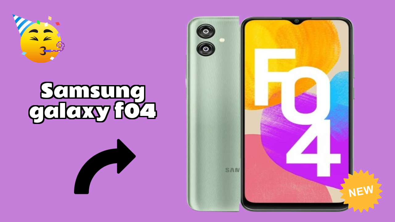 Samsung Galaxy F04 Display Size: 6.5 Inches (16.51 Cm) Screen Quality