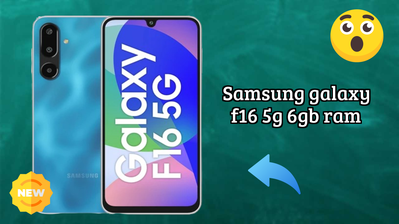 Samsung Galaxy F16 5G 6GB RAM Battery Life: 5000 MAh Charging Time
