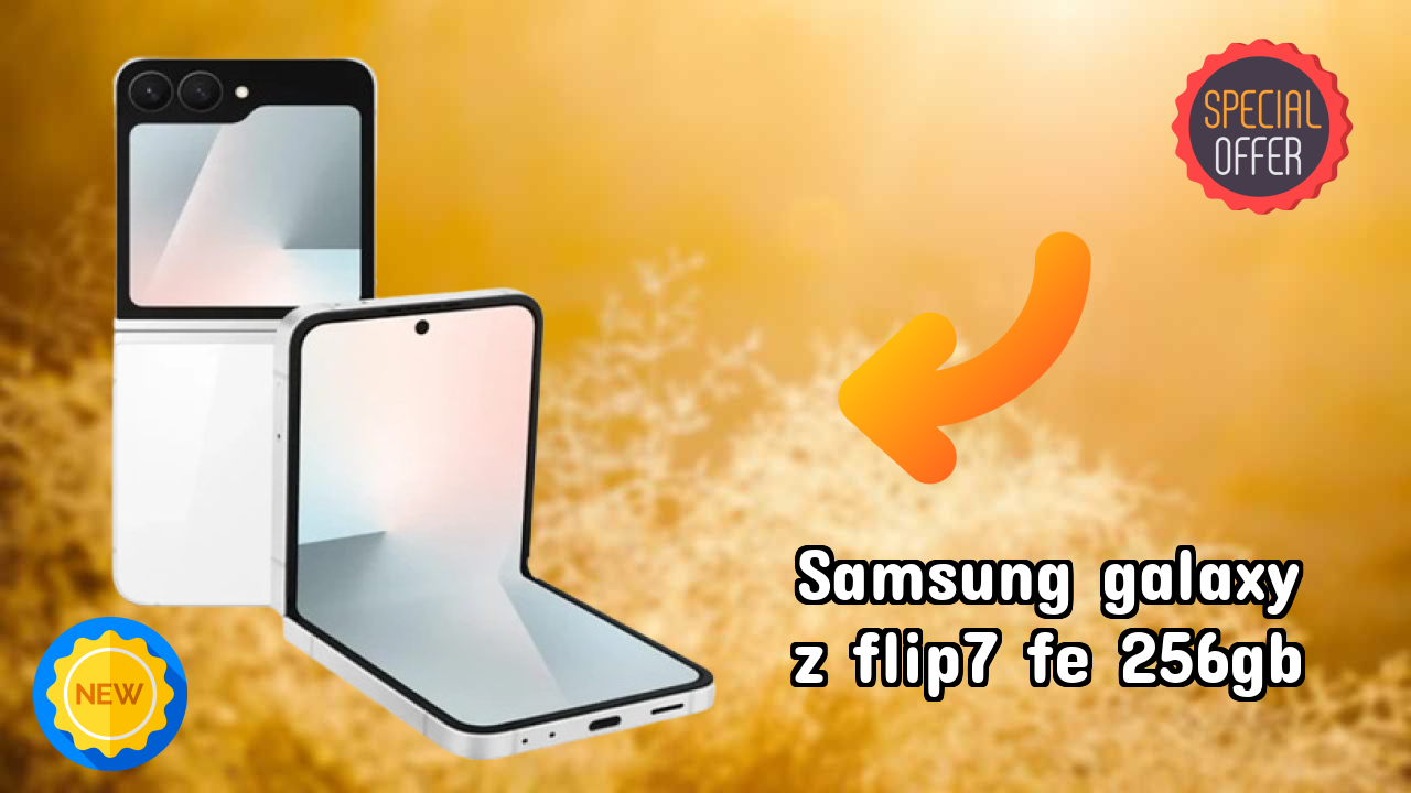 Samsung Galaxy Z Flip7 FE 256GB Display Technology: 6.7 Inches (17.02 Cm) Screen