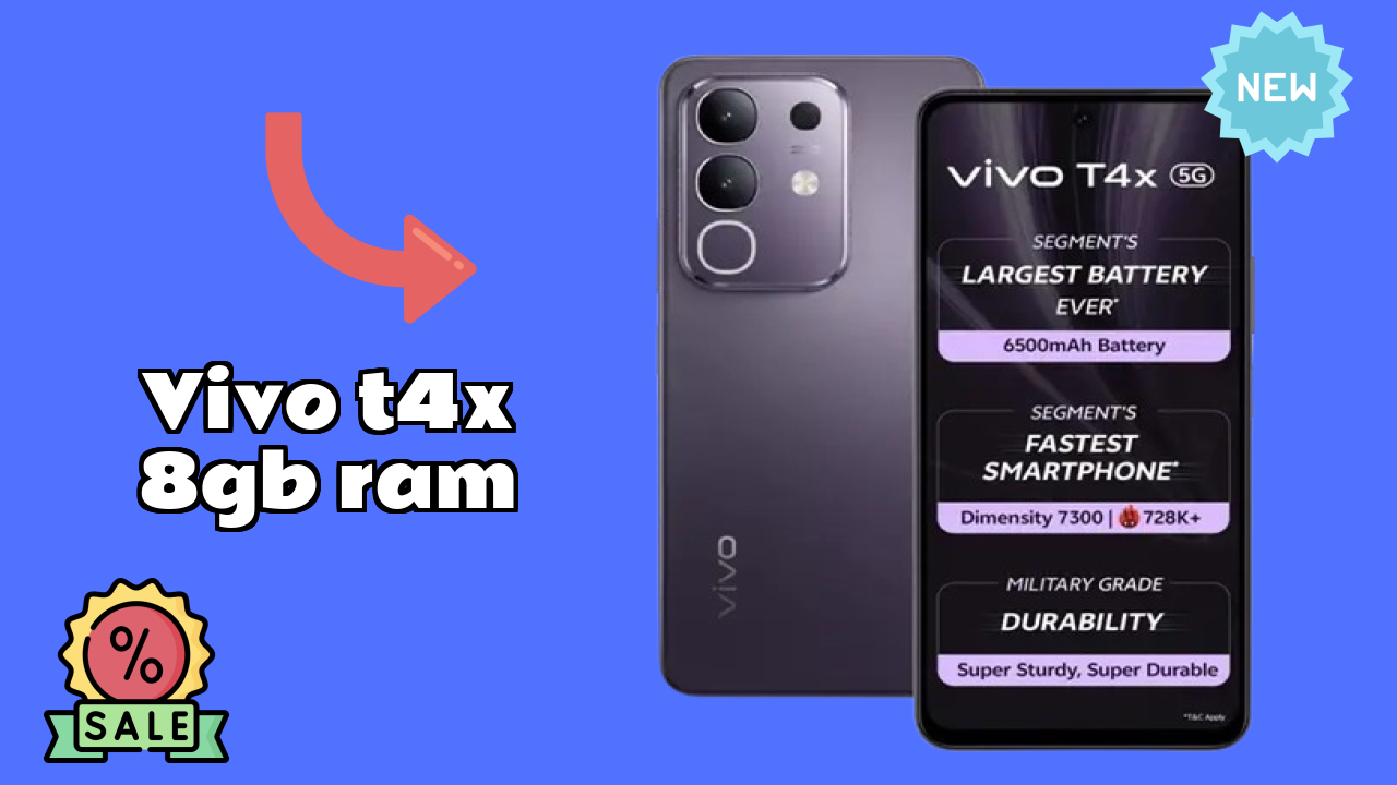 Vivo T4X 8GB RAM at ₹14,499 - Complete Buying Guide